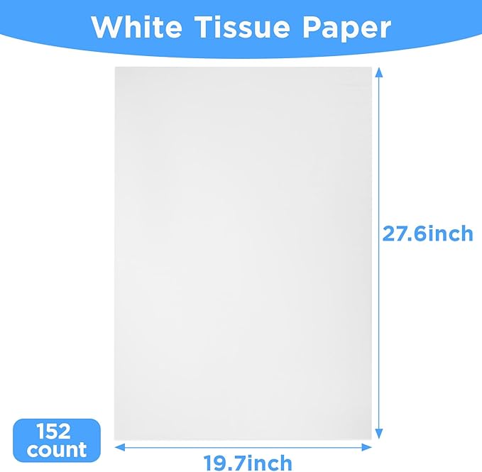 152 Sheets 27x19 Inches Wet Strength Tissue Paper - Image 2