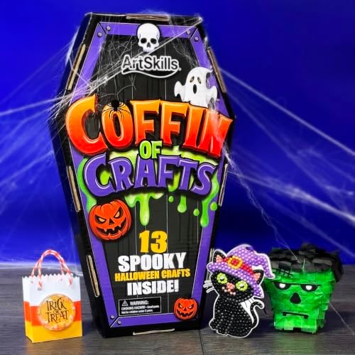 Coffin Of Crafts Halloween Advent Calendar - 13 Halloween Crafts for Kids