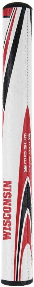SuperStroke NCAA Golf Putter Grip, Ohio State University (Mid Slim 2.0) | Cross-Traction Surface Texture and Oversized Profile | Even Grip Pressure for a More Consistent Stroke | Non-Slip Grip
