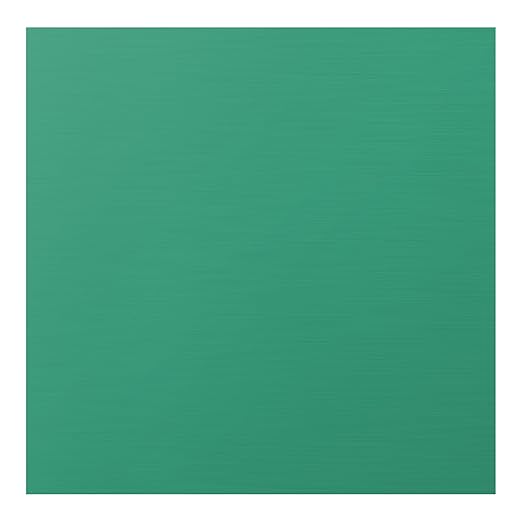 Anodized Aluminum Sheet Metal 12 x 12 x 1/32 Inch Green Anodized Aluminum Metal by CKVIHAV
