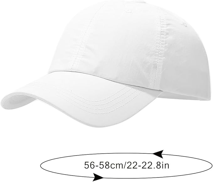 Malaxlx Waterproof Baseball Cap for Men Women Breathable UPF50+ Sport Outdoor Caps Quick Dry Adjustable Rain Hat