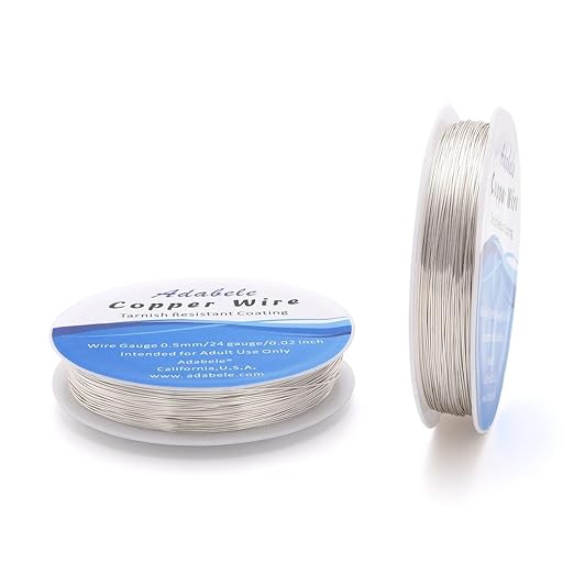 Adabele 295 Feet Premium Tarnish Resistant Round Jewelry Wire Copper Beading - Image 2