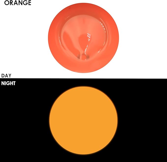 Artecho Glow in the Dark Paint, Neon Orange Paint Tubes, Art Craft Paints - Image 2