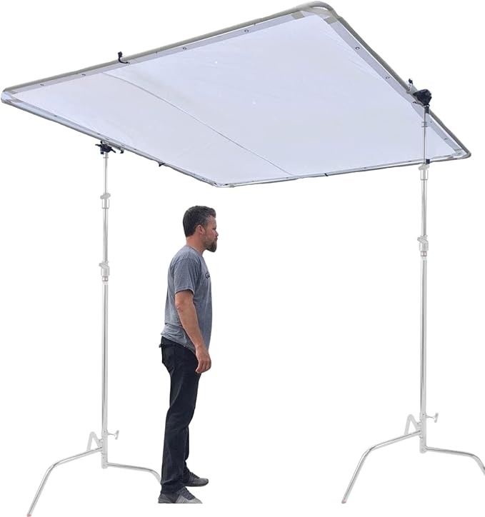Glide Gear BFS 100 Butterfly Scrim – 4x4, 8x8 Diffuser – 3 Nylon Silks by Glide+Gear