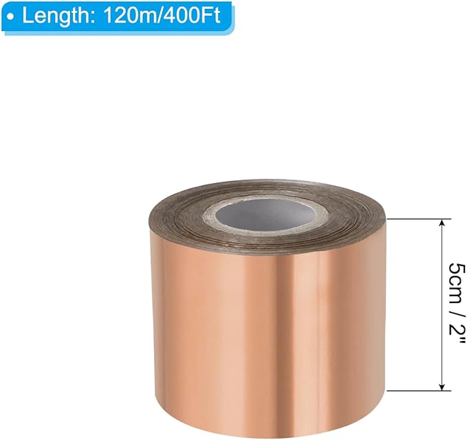 PATIKIL 2"x400Ft Hot Stamping Foil Paper, Heat Transfer Hot Stamping Paper Foil - Image 2