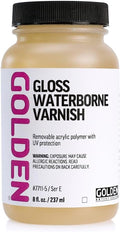 Golden Artist Colors, Waterborne Varnish, 8oz Gloss by GoldenArtistColors