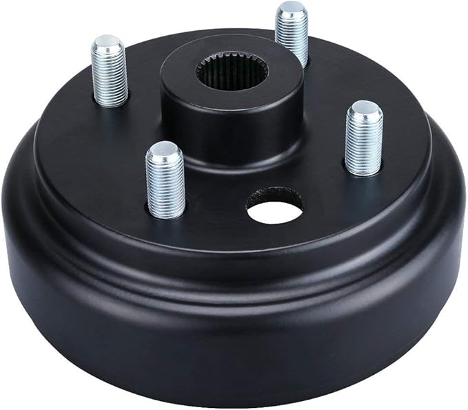 Golf Cart Brake Drum Hub Assembly for EZGO TXT PDS 1982-up Electric & 1982-1993 2-Cycle Gas, Replace OEM# 19186G1P