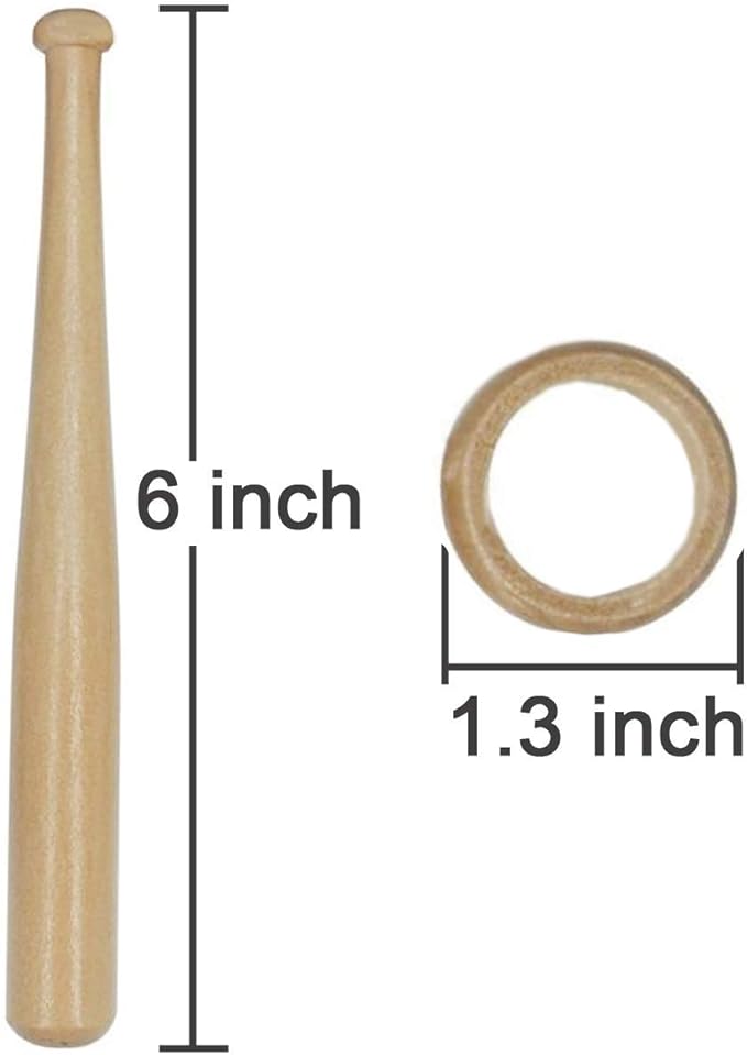 TIHOOD Baseball Stand Baseball Stand Holder Wooden Base Ball Stand Display Holder