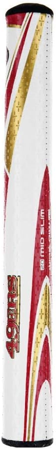 SuperStroke NFL Golf Putter Grip, Mid Slim 2.0, Cross-Traction Control Texture for Max Feel and Comfort