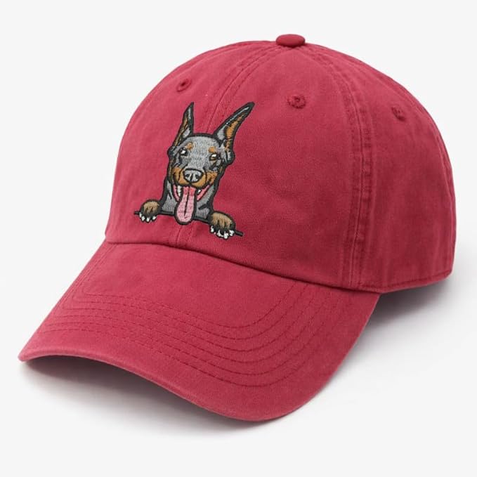 Pet Dog Lover Gifts,Embroidered Dog Baseball Hats for Men Women Dad Mom