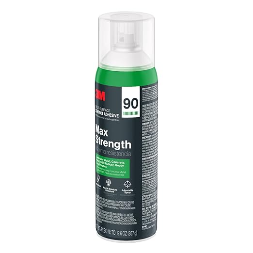 3M Max Strength 90 Multi-Surface Contact Adhesive, 12.6 oz., Low VOC, Max Bond - Image 6