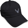 Speedy Pros Soft Baseball Hat Embroidered Dad Hat Air Force Emblem Embroidery Men & Ladies Baseball Cap Cotton