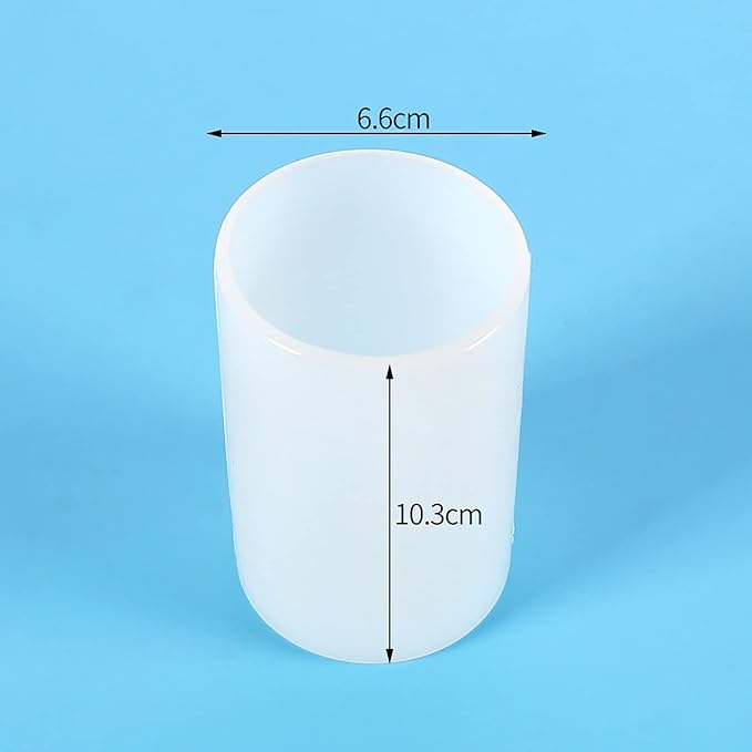 2 Pack Cylinder & Round Candle Molds - Image 5