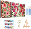 Axquilon 3 Packs Framed Paint by Numbers Kit for Adults 8x10in