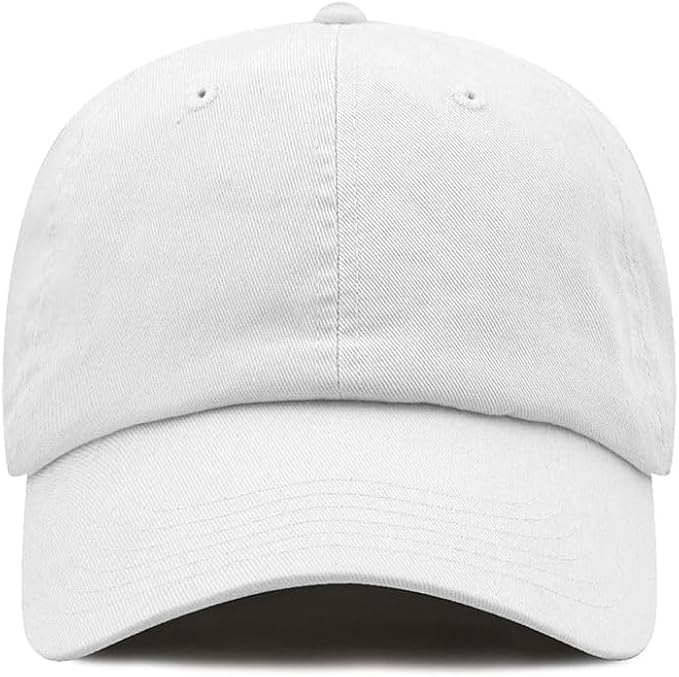 Cotton Baseball Cap Dad Hat – Washed Low Profile Adjustable Hat for Men Women Casual Outdoor Running Golf