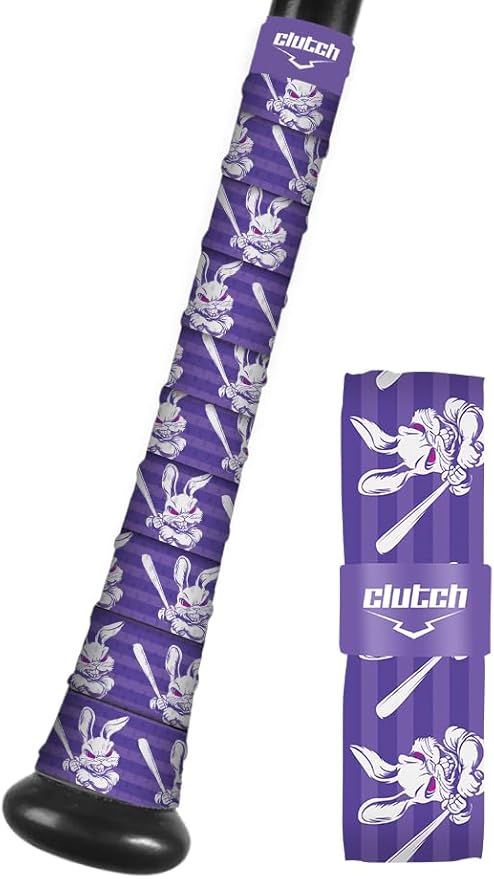 Clutch Sports Apparel All-Weather Bat Grip Tape, 1.1mm Cushioned & Non-Slip for Baseball & Softball, Durable & Multi-Sport Performance for Youth & Adult Players