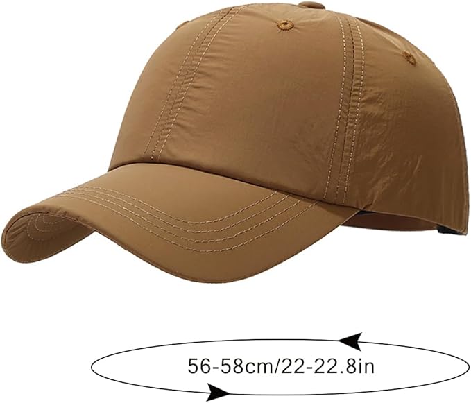 Malaxlx Waterproof Baseball Cap for Men Women Breathable UPF50+ Sport Outdoor Caps Quick Dry Adjustable Rain Hat