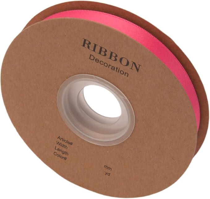 Double Side Satin Ribbon, Continuous 20 Yards, Use by Unknown