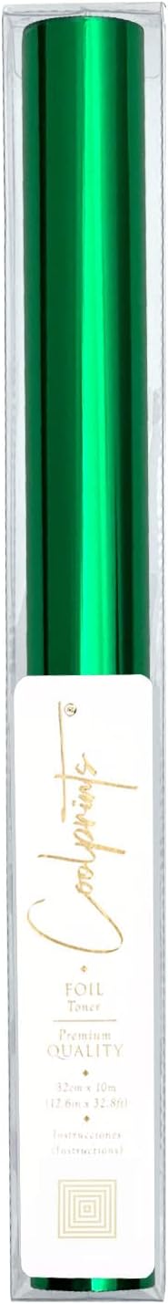 Coolprints Foil for Laminator and Laser Printer, Foil for Toner, Basic Colors by Coolprints