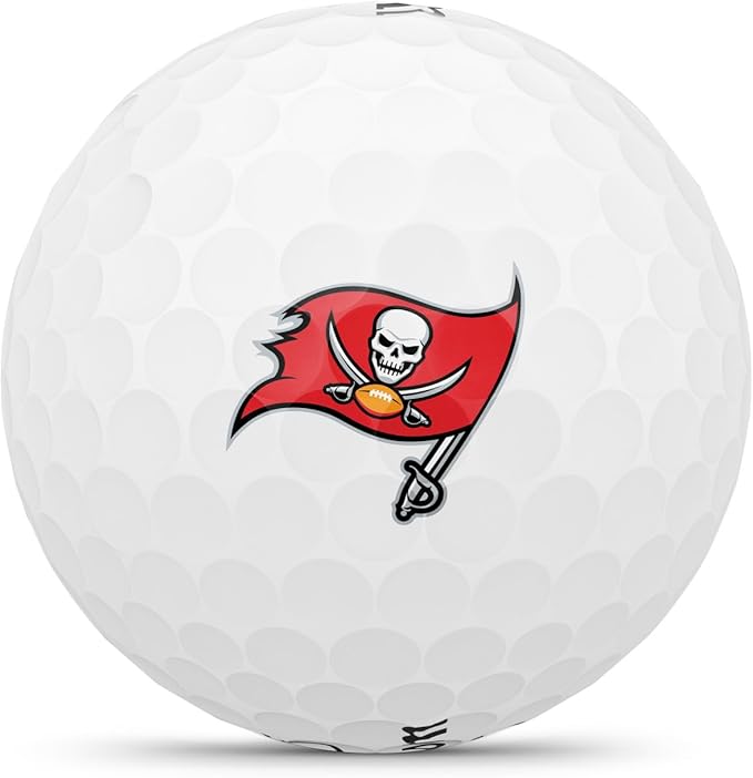 WILSON 2025 Duo Soft NFL Golf Ball - 12 Balls, White, Atlanta Falcons