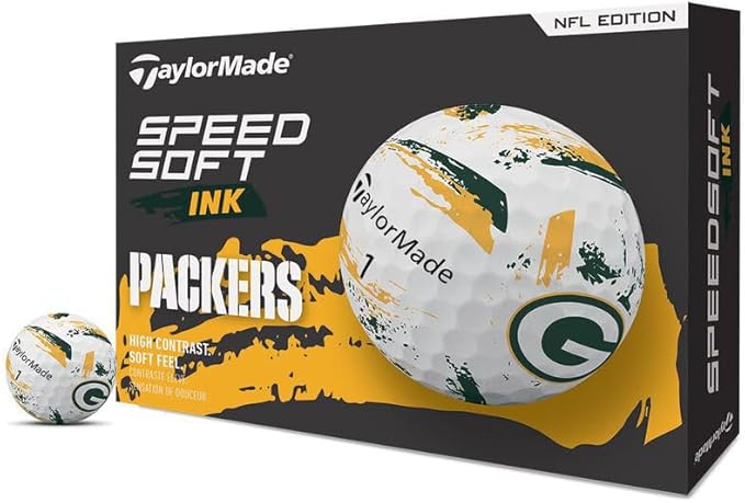 TaylorMade Golf Speed Soft Ink NFL Golf Balls
