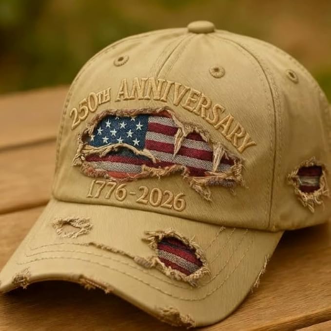 250th Anniversary USA Hat Eagle 250 Year American Anniversary Baseball Cap Adjustable Patriotic Hats