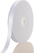 3/8 Inch White Ribbon, 50 Yards Craft Polyester Satin Ribbon Perfect by Unknown