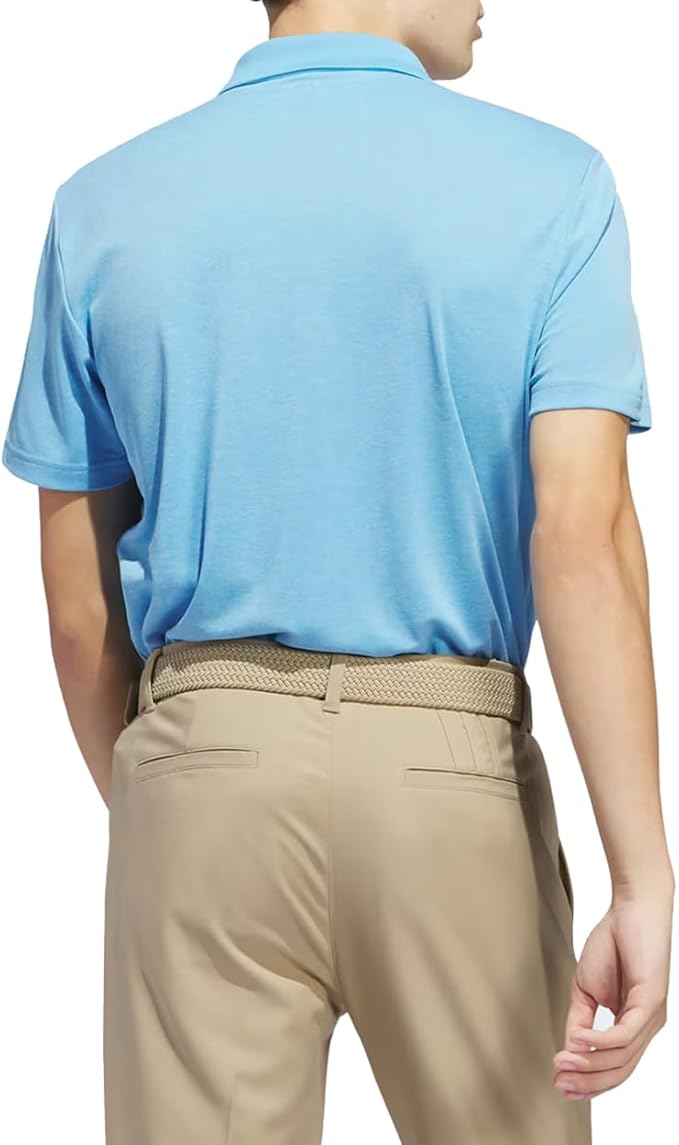 adidas Men's Performance Heathered Polo Shirt