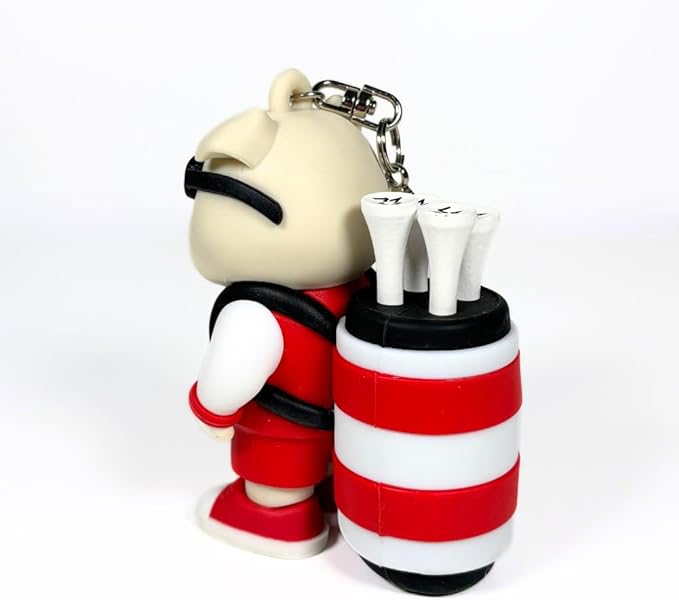 Animal Caddy Golf Tee Holder, Includes 8 Golf Tees, Fun Golf Accessory for Men & Women, Golf Gift