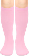 Olreco 1 Pack Toddler Kids Youth Soccer Socks Girls Boys Baseball Socks Youth Knee High Softball Football Accessories Cotton