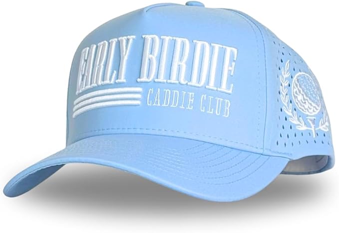 CITRUSY Athletic Trucker Golf Hat | Performance Mens 5 Panel Cap | Cool Breathable Waterproof Workout Running Snapback