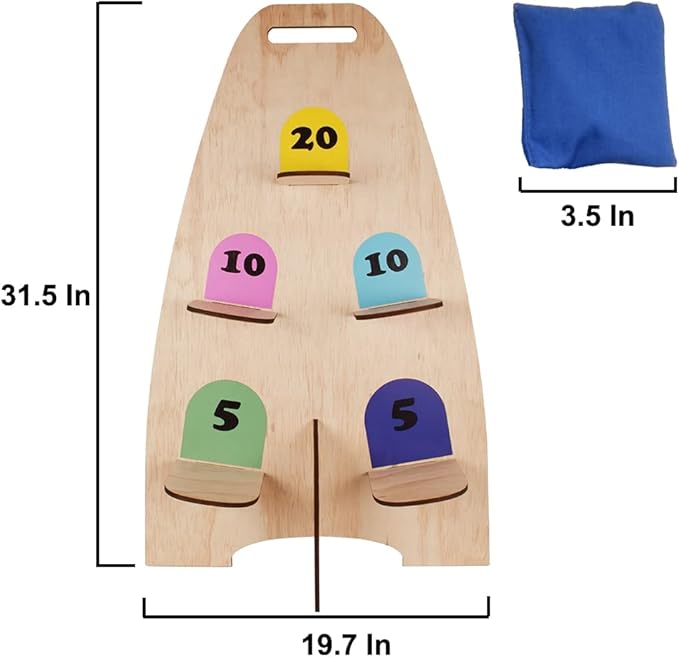 NI-ROU Vertical Cornhole Game - Image 3