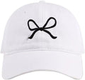 Sumleno Womens Trendy Cute Bow Baseball Cap Y2k Aesthetic Preppy Sun Cap Hiking Travel Trucker Hat Accessories