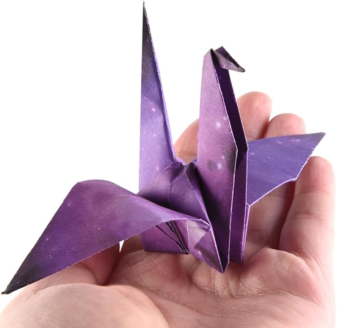 Origami Paper Kit 50 Sheets 70GSM 6 Inch Square Double Sided Color 50 Vivid - Image 5