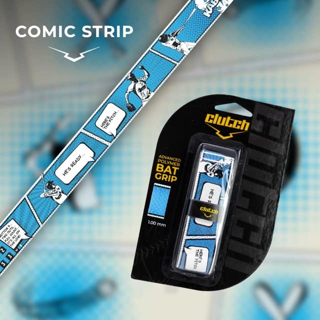 Clutch Sports Apparel All-Weather Bat Grip Tape, 1.1mm Cushioned & Non-Slip for Baseball & Softball, Durable & Multi-Sport Performance for Youth & Adult Players