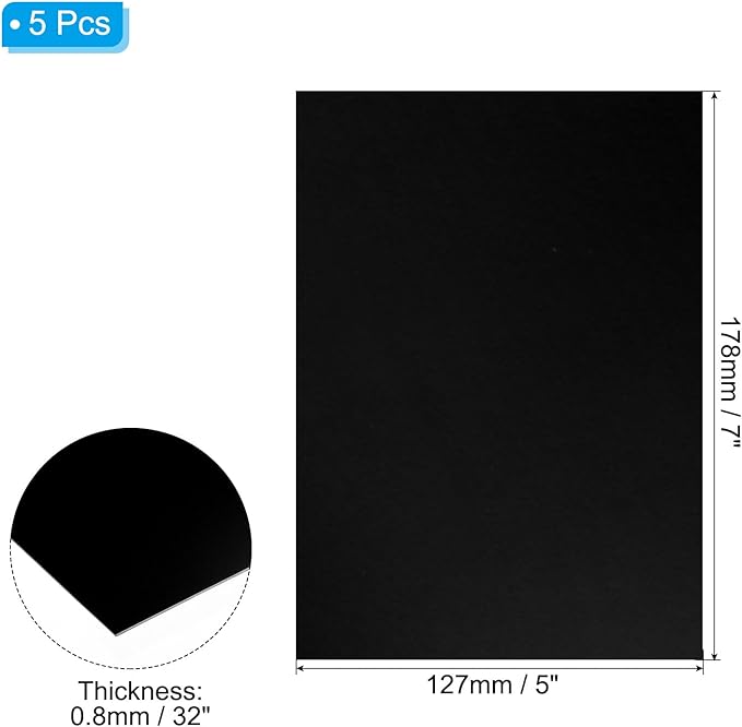 PATIKIL 7x5x1/32inch Anodized Aluminum Sheet - Image 2