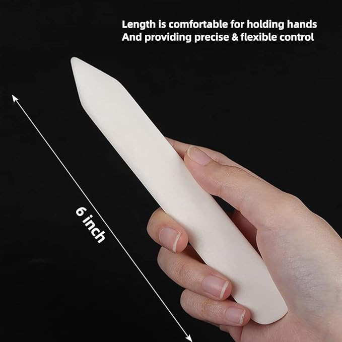 WUTA 100% Genuine Bone Folders Creaser Crafts Scoring Folding Creasing Origami - Image 2