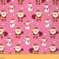 JEJELOIU Funny Xmas Snowman Fabric by The Yard Merry Christmas Upholstery Fabric for Chairs Santa Claus Waterproof Indoor Outdoor Decor for DIY Sewing Craft Projects 10 Yards