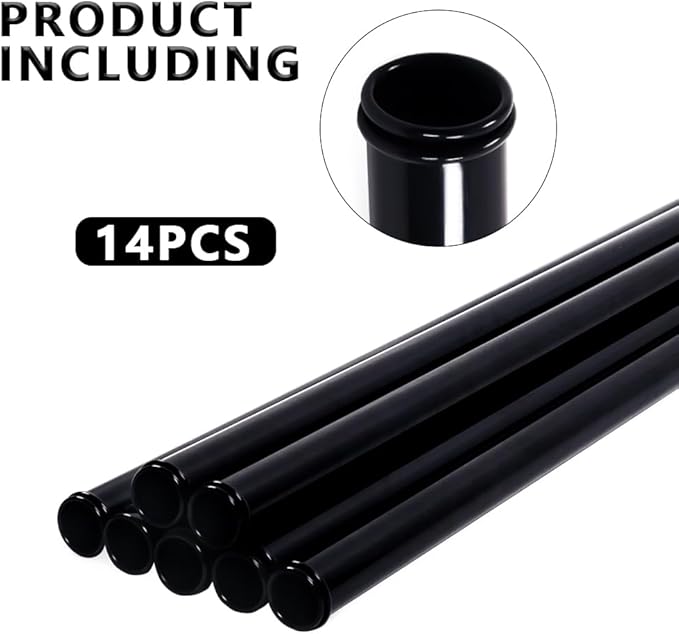 HOW TRUE Golf Bag Tubes 14 Pack with 2 Different Inner Diameters（1.5''）（1.25''） Golf Bag Club Protection Tubes Separators Dividers，Keeps Clubs Organised