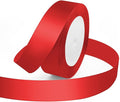 KMER LIFE 1 Inches x 25 Yards Red Satin Ribbon Solid Fabric Ribbons by KMERLIFE