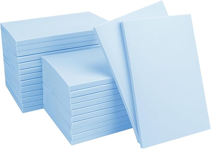 25 Pcs 4"x6" Rubber Carving Blocks, Linoleum Blocks, Stamp Carving Blocks by KUKLIPJIM