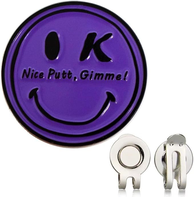 Funny & Unique Golf Ball Markers with Hat Clip – Creative Icon Designs for Golfers – Golf Accessories & Gifts