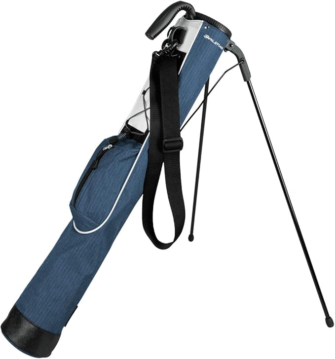 Orlimar Pitch ’n Putt Lightweight Sunday Golf Bag with Stand, Ultra-Light Carry Design, Two-Way Divider Top, Shoulder Strap, Compact Carry Golf Bag for Men & Women