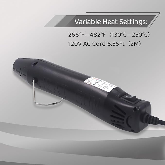 mofa Resin Heat gun, 6.6ft Cable 300W Hot Air Gun - Image 2