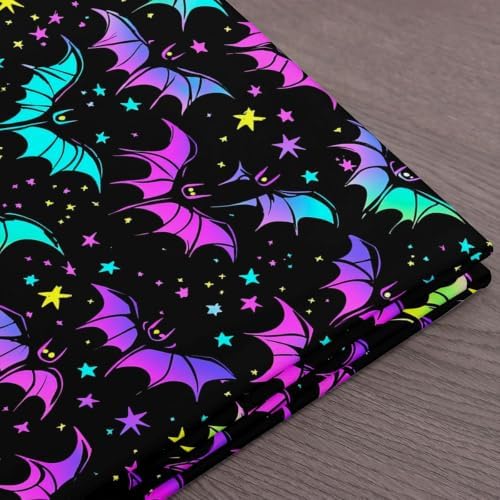 Erosebridal Halloween Bat Upholstery Fabric, 2 Yards