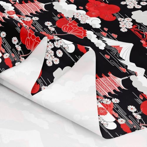 Erosebridal Crane Upholstery Fabric, 3 Yards