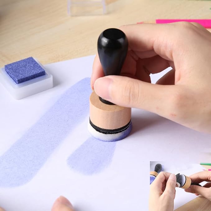 129PCS Mini Ink Blending Tool Set, Include 3PCS Mini Ink Blending Tools and - Image 5