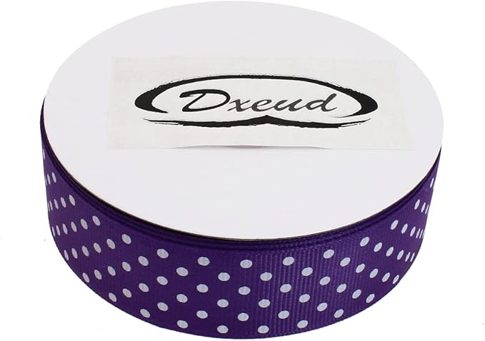 Polka Dot Grosgrain Ribbon 25 Yard Each Roll 100% Polyester - Image 3