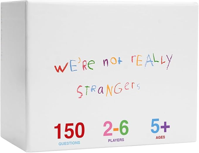 WE'RE NOT REALLY STRANGERS Kids Edition Card Game by WERENOTREALLYSTRANGERS