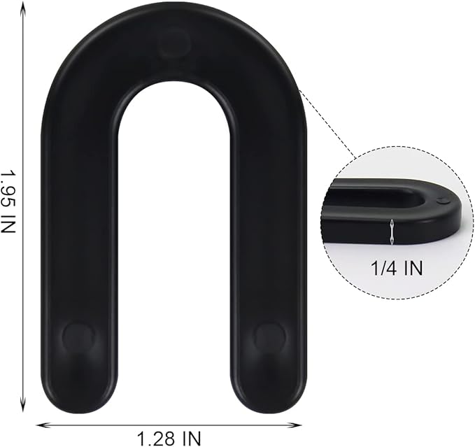 DGSL Tile Leveling System Tile Spacers 1/4 Inch, 300 pieces Horseshoe Shim U - Image 2